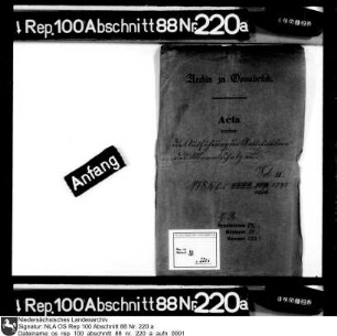 Rektifikation des Monatsschatzes enthält: Karten und Vermessungsregister