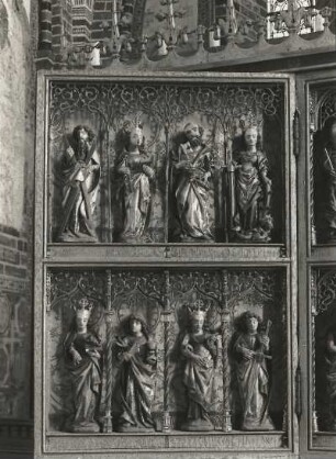 Parchim. Marienkirche. Altar (um 1500), linker Flügel
