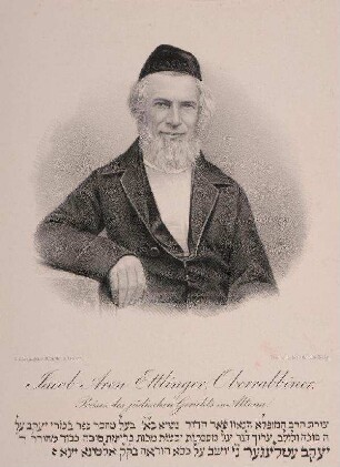 Bildnis von Jakob Ettlinger (1798-1871)
