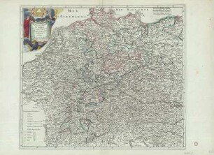 L 'Allemagne par Religions Où l'on distingue les Provinces Catholiques Luthériennes et Calvinistes : Avec privilége de sa Majesté