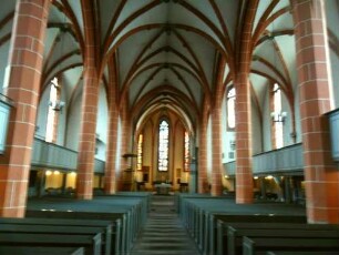 Langhaus Innen nach Osten in Übersicht