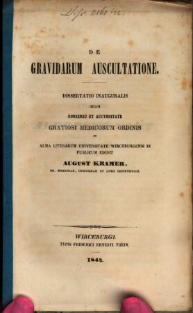 De gravidarum auscultatione