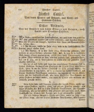 102-112, Erster - Siebender Abschnitt