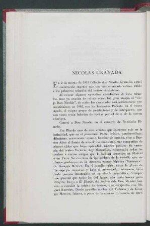 Nicolás Granada