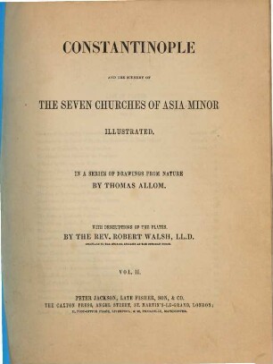 Constantinople and the scenery of the seven churches of Asia Minor : illustrated. 2