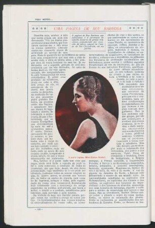 A atriz inglesa Miss Evelyn Gosnell