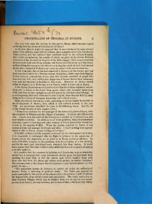 The cholera in syria and the prophylaxis of cholera in Europe : (reprinted from The Practitioner for may 1876)