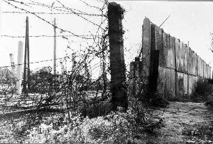 Berlin: Staatsgrenze zur DDR; Wilhelmsruher Damm