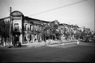 Chisinau: Häuserruinen am Boulevard Stefan Celbun (Stefan Celcel Mare)