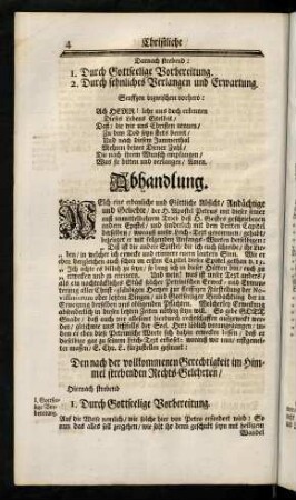 4-13, Welch eine erbauliche und goettliche Absicht ...