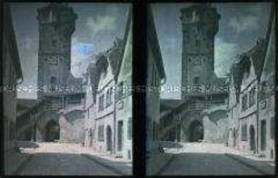 Das Klingentor in Rothenburg ob der Tauber