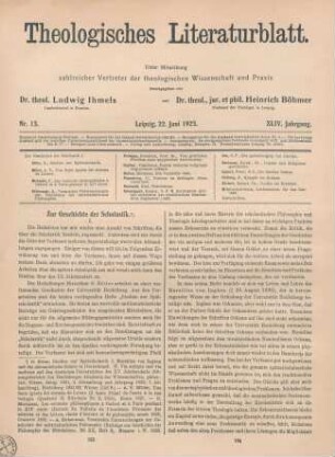 193-201 Zur Geschichte der Scholastik