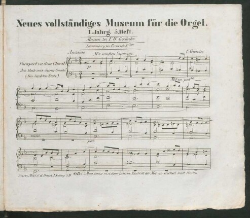 I. Jahrg. 5. Heft.