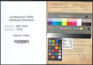 Entnazifizierung Peter Virnich , geb. 07.07.1895 (Bahnsekretaer)