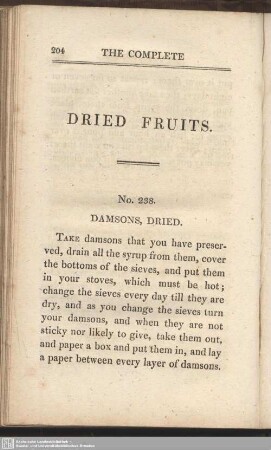 Dried fruits
