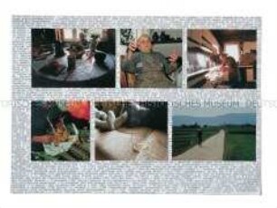 Fotocollage: Tagesablauf einer Großmutter (Prämiertes Foto Sonderthema: Lebenskunst und Lebenskünstler)