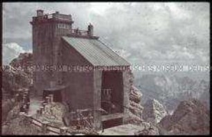 Die Wetterstation auf der Zugspitze