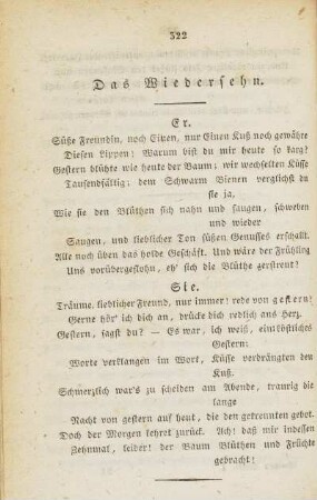 Das Wiedersehn.