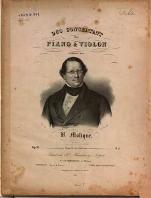 Duo concertant pour piano & violon : op. 20