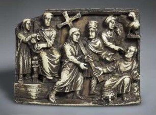 Abguss einer Elfenbeintafel mit Passionszenen