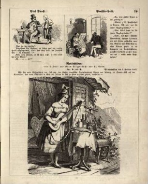 "Viel Durst" "Preßfreiheit" "Reisebilder Nr. 2"