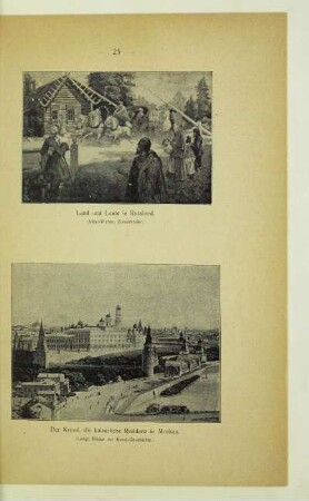 Der Kreml, die kaiserliche Residenz in Moskau
