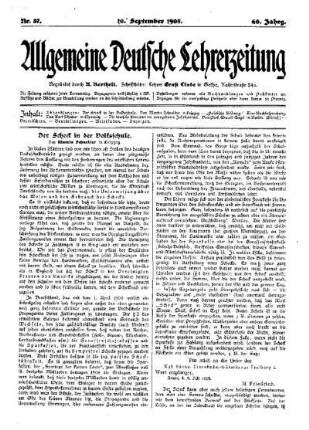 Der Scheck in der Volksschule