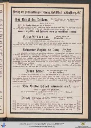 Geschäftsanzeige.
