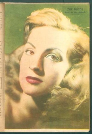 Zoe Ducos, actriz del cine nacional - [Retrato]