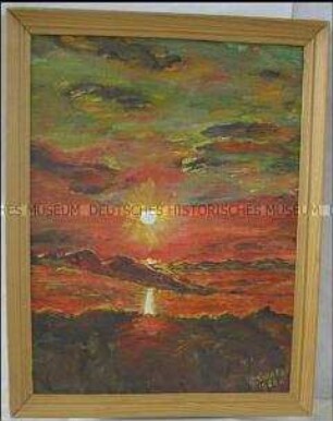 Gemälde "Sonnenuntergang"