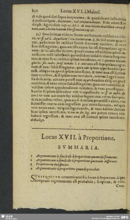 Locus XVII. à Proportione