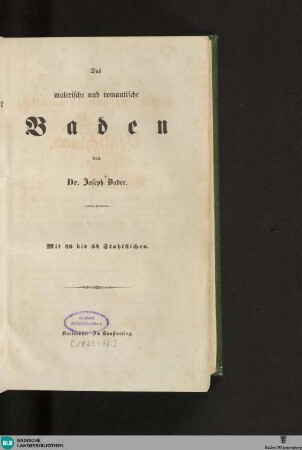1: Das malerische und romantische Baden