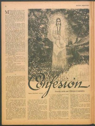 Confesión : Novela corta por Cesar Carrizo