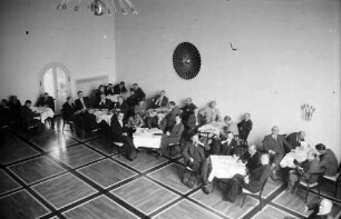 Freudenstadt: Kurhaus; Pressekonferenz im kleinen Kursaal, von oben