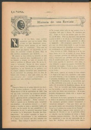Historia de una revista
