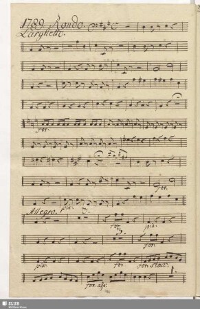 1789. Rondo: Sventurata in quest'istante / Fabrizi, V.