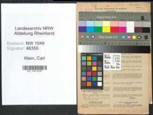Entnazifizierung Carl Klein , geb. 08.09.1892 (Oberinspektor)