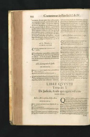 Libri Quinti.