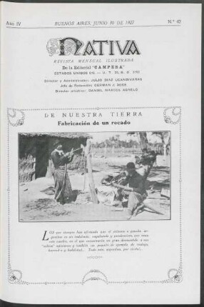 4.1927=Nr. 42: Nativa, 4.1927=Nr. 42