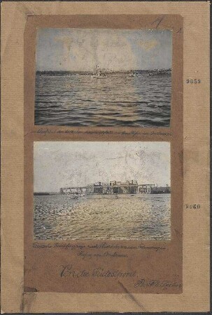 Ausfahrt der deutschen Minensuchflotte aus dem Hafen von Constanza