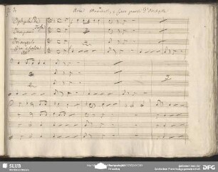Aria e Coro (ophicleide, timp, triangolo, gran cassa)
