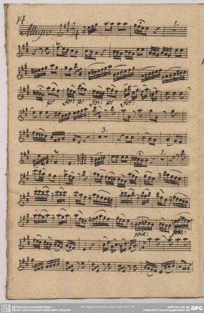 14. Allegro, A-Dur