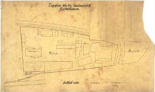Billing, Hermann; Maximiliansau (Rheinland-Pfalz); Linoleumfabrik - Lageplan