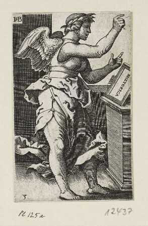 Rhetorica, Blatt 3 der Folge "Sieben freie Künste"