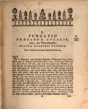 Annales Ingolstadiensis Academiae, Pars IV. Codex Diplomaticvs