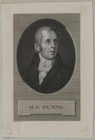 Bildnis des H. G. Demme