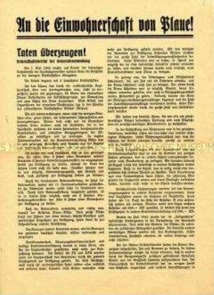 Aufruf der SED zu den Gemeindewahlen 1946