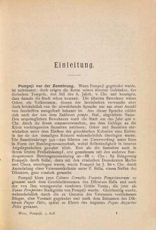 Führer durch Pompeji : Auf Veranlassung d. Kaiserl. Dt. Archäolog. Inst. Mit 31 Abb. u. 6 Plänen