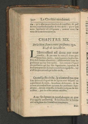 Chapitre XIX. Capitel XIX.