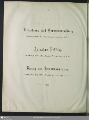 Aufnahme-Prüfung